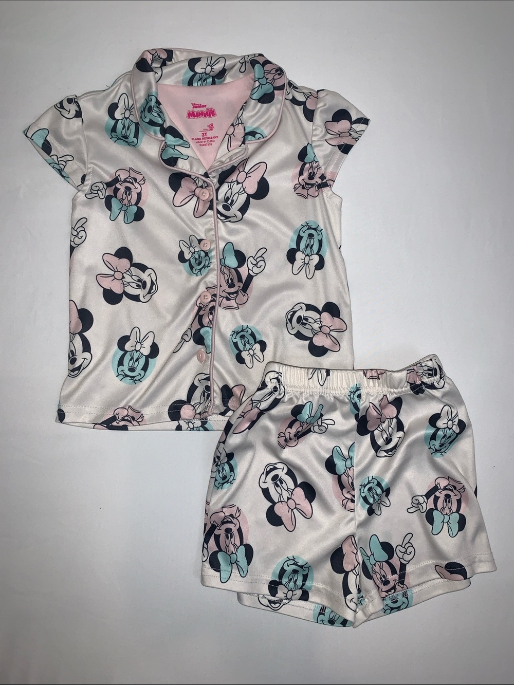 Disney Minnie Mouse 2 Piece Pajama Set